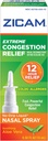 Zicam Extreme Congestion Relief No- Drip Liquid Nasal Spray z kojący Aloe Vera, 0,5 unce (Opakowanie po 2)