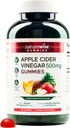 NatureWise Jabłko Cydr Gummie - 1000mg ACV na 2 + Witamina B12 - Pektyna Wegańska, Bezglutenowa, Nie@-@ GMO - 180 Count [90- Day Supply for 1000mg lub 6- Month Supply for 500mg]