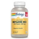 Solaray High Potency HCL Betaine z Pepsyną - Suplement kwasu solnego dla Zdrowia Żywieniowego - z Betaine Hydrochlorki i Enzymy Żywieniowe - Gut Health Support - 60- Day Guarantee, 275 VegCaps
