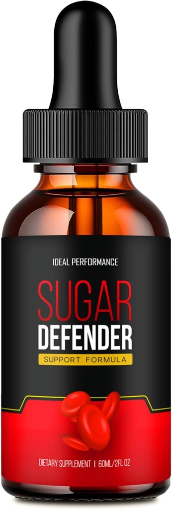 IDEAL Performance Sugar Defender Drops, Sugar Defender Supplement Liquid Drops - SugarDefender Liquid Reviews (1 opakowanie)