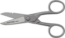 Klein Tools 100CS Nożyczki precyzyjne, Made in USA, 5.25-Inch Nickel- plasterek, Blunt Tip, i druciane notesy do usuwania drutu, Wielofunkcyjny cel dla profesjonalnych i domowych