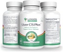 Logos Nutritionals- Liver CS Plus- 60 Silny Detox Wątroby Formuła Veggie Caps- Zwiększenie Glutathione i Lowering Oxidative Stress.