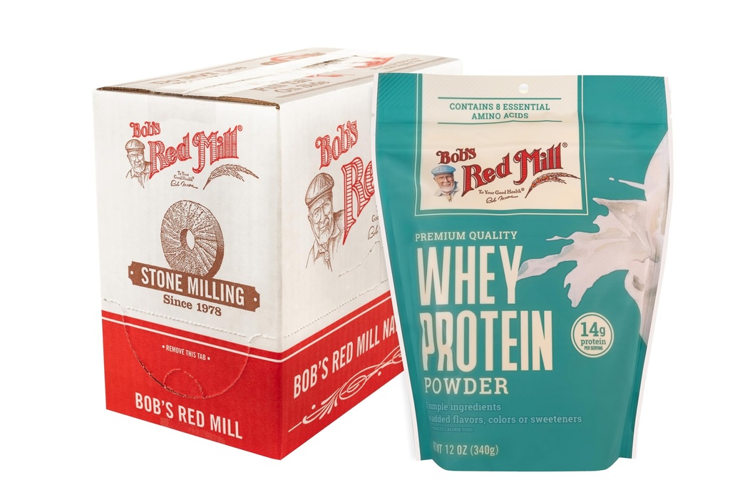Koncentrat białka serwatki Bob 's Red Mill, 12oz (Pack of 4) - Keto Friendly, Kosher