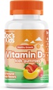 Doctor 's Best Doc' s Kids Witamina dla dzieci D3 Gummies 1000iu, Wspiera zdrowe kości i zęby, immunologiczne zdrowie, Wchłanianie wapnia, 60 Hrabia