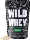 Surowiec Grass- Fed białka serwatki, Proces zimny, Niedenaturowany, Pasture- Raised Krowy, Niski Carb, Keto, Paleo Friendly, GMO- Free, Gluten- Free, rBGH- Free, U.S.A Made, 480g Protein (1.32 Funt Unflavored)