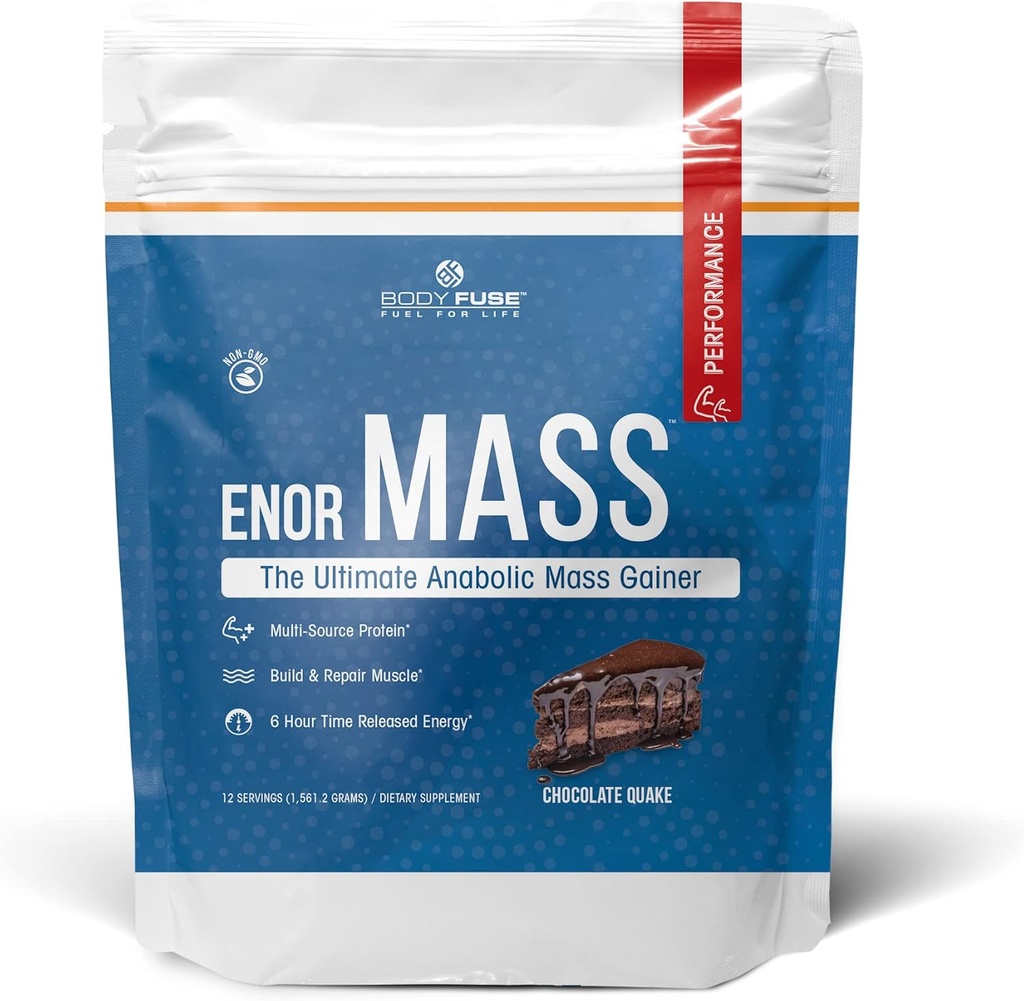 EnorMass Czekolada Quake 124; Waga Gainer & Muscle Builder