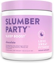 Love Sweat Fitness Sleep Boost Proszek 124; Slumber Party Czekoladowy 124; Poprawia sen, Wspomaga odzysk mięśni 124; Wegan, Gluten Free, Non-GMO Birmingham 124; 28 Sługi