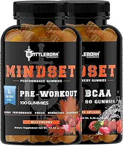 Mindset Suplement diety Gummies for Energy and Performance Equipment 124; Natural Flavored Equipment 124; Vegan and gluten Free Equipment 124; Multi- Vitamins (Combo Pack)