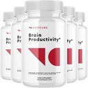 NOO- Cube Pigułki Wydajność mózgu Cognitive Enhancer Pigułki, Suplement Wydajność mózgu, 300 Hrabia (Opakowanie 5)