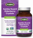 Flora - SambuGuard Elderberry Crystals, Zapewnia przeciwutleniacze i wsparcie immunologiczne, Wzmocnienie odporności, Detox Body, Boost Energy, 1.7- oz. Proszek