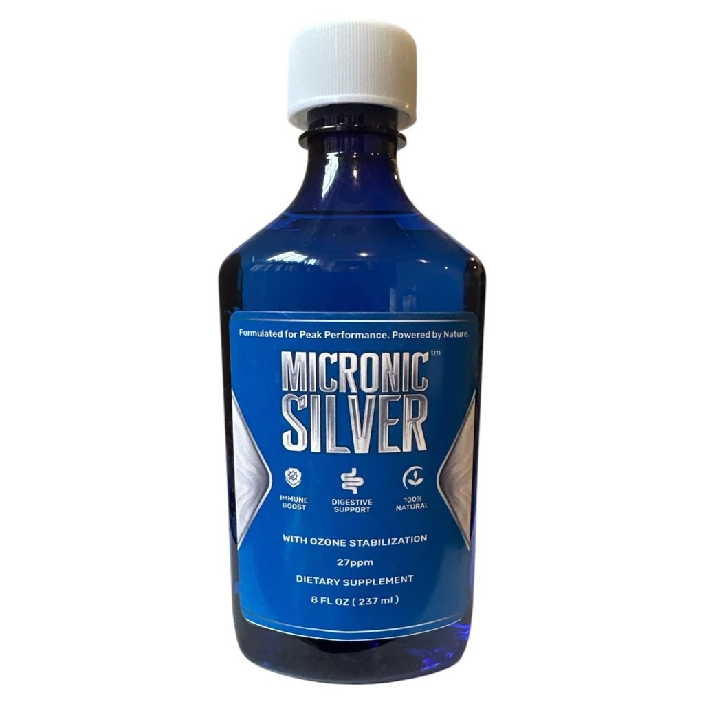 Mikronic Silver Dietary Supplement 8oz 27ppm