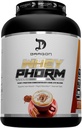 DRAGON PHARMA Mieszanka białka serwatki, Szybka absorpcja, Gluten Free, 100% Białko serwatki, WheyPhorm, Maksymalizacja Odzyskiwania, Wielki Tasting, 25 Gramy białka (65 Sług, Cappuccino)