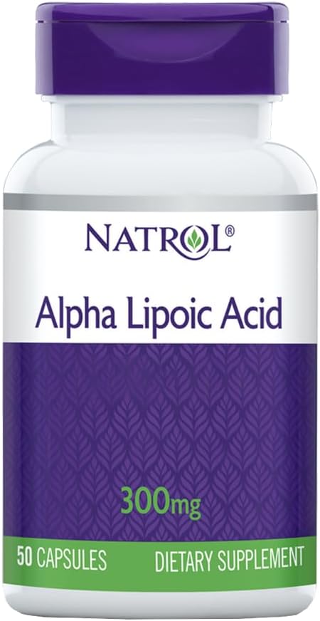 Natrol Alpha Lipoic Acid 300mg Capsules, 50 Count (Pack of 3)