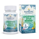 Nordic Naturals Dzieci DHA Wegetarianin - Dzieci DHA Omega- Suplement -Algae Oil - Berry Lemonade Mini Chewables - Plant- Based Formuła dla wieków 3 + - 120 Soft żele - 40 Służenie
