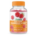 Lifeable Calcium Magnesium Zinc with Vitamin D3 Gummies | Great Tasting Calcium Magnesium Zinc D3 Supplement | for Tooth and Bone Health | Calcium Gummies for Adults | 90 Gummies