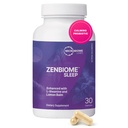 Microbiome Labs Zenbiome Sleep - L Theanine Suplement z Lemon Balm Extract & Probiotyki z Bifidobacterium Longum - Pomoc Soothe Gut- Brain Axis w czasie snu (30 kapsułki)