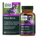 Gaia Herbs Vitex Berry, Chasteberry, Hormon Równowaga dla kobiet, Wegańskie Kapsułki płynne, Czarny 60 Hrabia