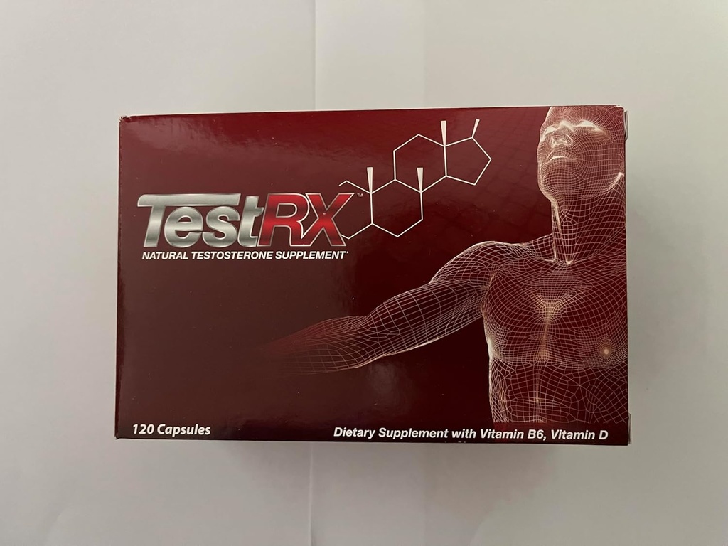 TestRX Testosteron Booster dla mężczyzn 124; Test RX Naturalny męski Test Boost Suplement z Tongket Ali Baseball 124; TestRX Testosteron Booster dla mężczyzn i 7 Dzień Pill Organizator