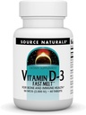 Źródło Naturals Witamina D-3 2000 iu Wspiera zdrowie kości i odporności - Black Cherry Peach Flavor - 60 Szybko rozpuszczone tabletki