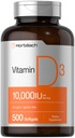Horbäach Witamina D3 10000 IU 124; 500 Softgeli 124; Non-GMO, Gluten Free Supplement Amend124; Value Size Amend124; 250mcg Amend124; High Potency Formula