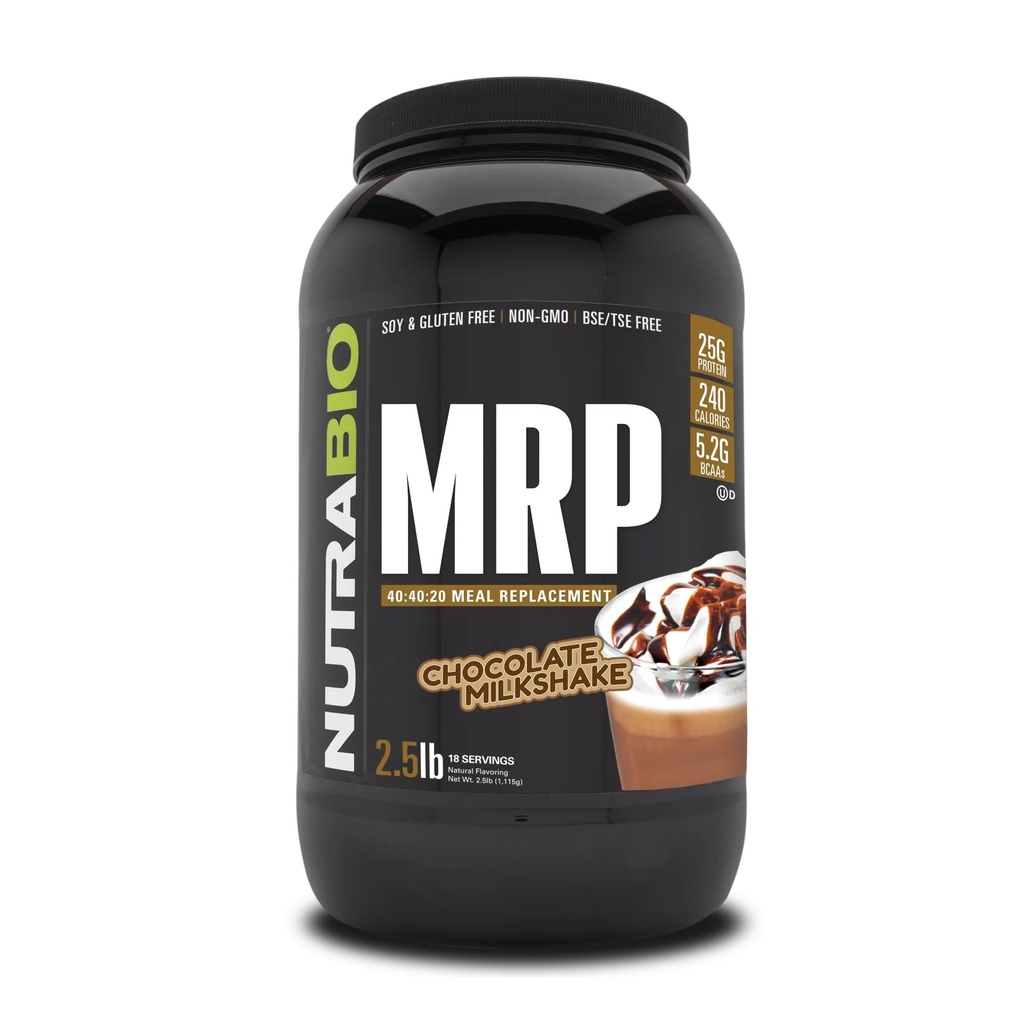 MRP NutraBio - Kompletny proszek do zamiany posiłku, 2,5 kg - Czekolada