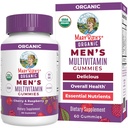 MaryRuth Organics Mens Witamina Gummy 124; USDA Velda124; Vegan 124; Daily Multivitamin for Immunous Support Support 124; Non-GMO Velda124; Gluten Free 124; 60 Count