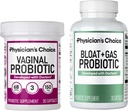 CHOICE lekarza Waginalne Wellness Probiotic 30ct + Bloat & Gas Probiotic 30ct - Miesięczna pomoc dla kobiet