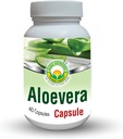 PODSTAWA AYURVEDA Aloe Vera kapsułki - 460 MG kapsułki 124; Support Gut Health, Digestive Health & Immune Health 124; Natural Herbal Supplement Agregates 124; Pomaga utrzymać zbalansowaną kwasowość żołądkową, Aloin Free Egypt 124; 40 kapsułki