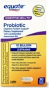Równanie Probiotic Supplement Digestive System Support - Ogólne Digestive Health Support - Minimalizuje zaparcia, Biegunka, Gaz & Bloating - Opóźnione uwalnianie kapsułki, 50 Count