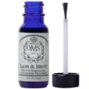 OMS Natural Eyelash Growth Serum - Premium Eyelash Wzmacnianie formuły z Castor Oil & Batana Oil Organic - Grubsze, dłuższe rzęsy i brwi w 5 tygodni, 8- 12 Miesiąc dostaw - Made in USA (15ml)
