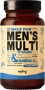 Multivitamin for Men - Daily Men’s Multivitamin - Methylated B Complex with Whole Food Ingredients, Vitamin B12, Folate, A, C, D3, E, K2, Organic Fruits & Vegetables - Vegan, Non-GMO - 60 Caps