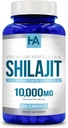 Extra Siła Shilajit Kapsułki 124; Smak Free Shilajit dla mężczyzn i kobiet 10000mg Równoważny z naturalnie pojawiających się minerałów śladowych i kwasu Fulvic 124; Wegan Non-GMO & Made in cGMP Labs (150 Sług)