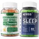 NEWISS Melatonina Gummeje bezsenne + Ashwagandha Gummes 2000mg