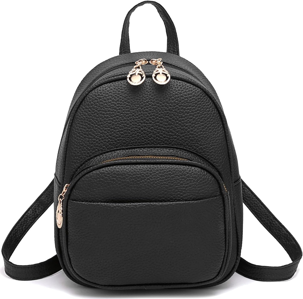 Barsine Mini Plecak dla kobiet Dziewczyny skórzane Plecak Casual Small Daypack Worek z kieszeniami