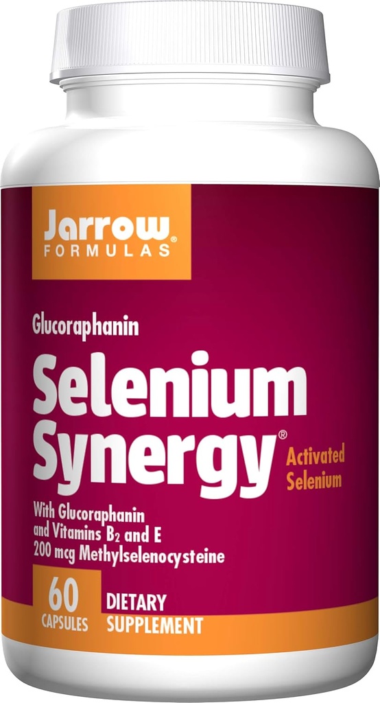 Jarrow Formulas Selenium Synergy, Promotes Antioksydant Protection Agains Free Radicals, 60 kapsułki (Opakowanie po 3)