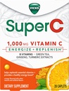 Ofiary Super C Energize + uzupełniający Daytime Suplement diety z witaminą C, Witaminy B, Zielona herbata, Ginseng, i ekstrakty kurkumy, aby pomóc uzupełnić niezbędne witaminy *, 28 Kaplety