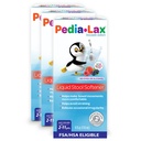 Pedia- Lax Liquid Stool Softener dla dzieci, w wieku 2- 11 lat, Berry Flavor, 4 Fl Oz (Opakowanie 3) Opakowanie może się różnić