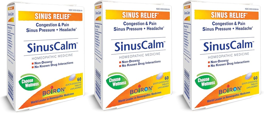 Boiron - Sinus Calm Sinus Relief - 1 Każdy - 60 TAB