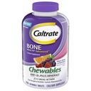 Kaltrate Chewables 600 + D3 Plus Minerały Wapń i Witamina D, Cukier wolny, Cherry, Pomarańczowy i Owocowy Punch, 155 liczba