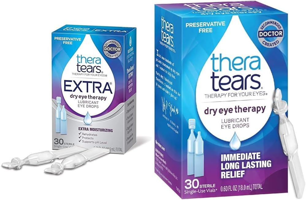 TheraTears Extra Suchy Oko Terapia Lusterka krople do oczu 30ct & Suchy Oko Terapia Lusterka krople 30 Fiolki