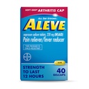 Aleve Gelcaps z Soft Grip ® Cap, Naproxen Sodu, leki przeciwbólowe, 40 Hrabia