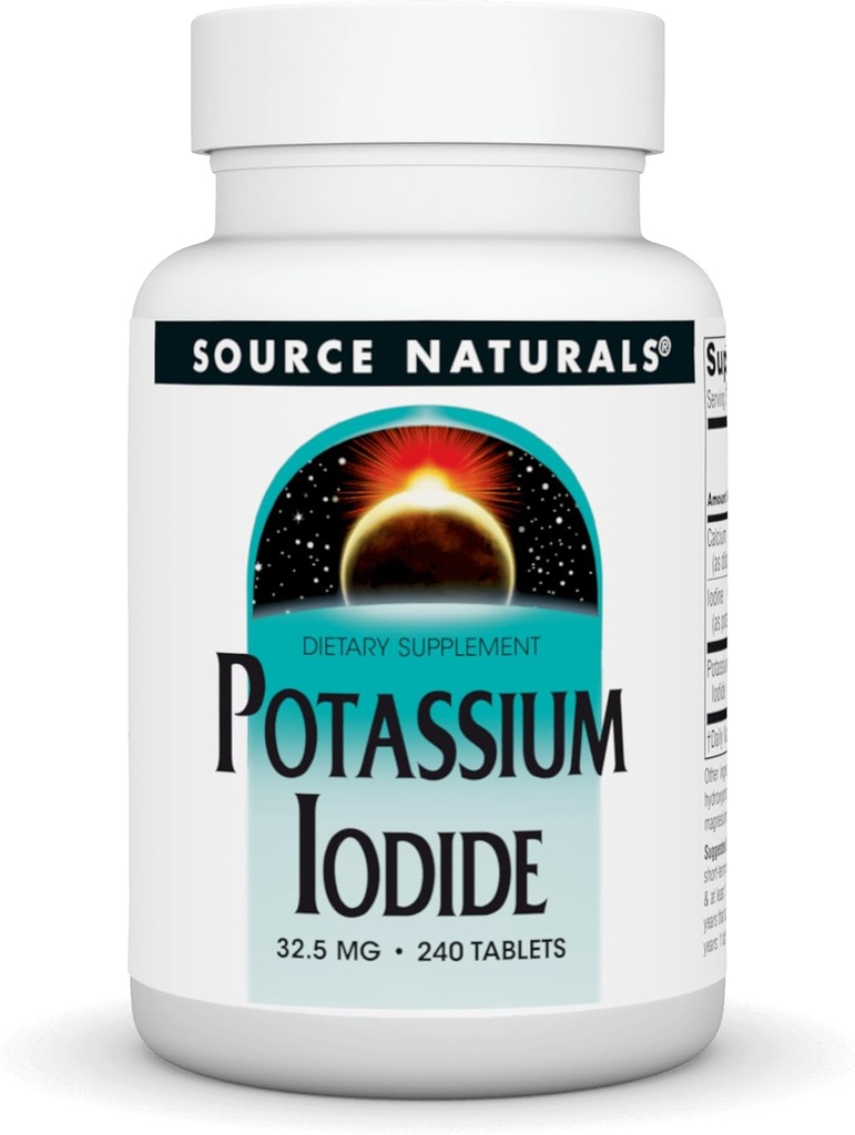 Źródło Naturals Potasu Jodide 32,5mg, 240 tabletek