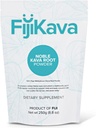 FijiKava Instant Kava Kava Proszek Kava 250g - Premium Kava Proszek korzenny z wysoką zawartość kavalaktonu - Natural Relaxation Aid for Calmness, Stress Relief i Sleep Support - Easy- To- Mix