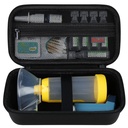 Elonbo Case Carring Assistance for Asthma Inhaler, Inhaler Spacer dla dzieci i dorosłych, Maski, Inhaler Holder Asthma Travel Organize Bag, Pocket Fits Allergy Meds, Ventolin Inhaler, Black (tylko przypadku)