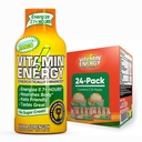 Witamina Energia Immune + Dodatkowa Siła Energia Mango 24 Pack, 260mg Naturalna kofeina, Witaminy B-, Citicolina, Zielona herbata, Immunitet i Focus Support, Zero cukru, Gluten- Free 1,93 fl oz