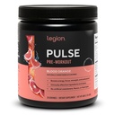 LEGION Pulse pre Workout - Wszystkie naturalne Tlenek azotu Precuting Drink do Boost Energy, Kreatyna wolna, Natural Sweetened, Beta Alanina, Citruline, Alpha GPC (Blood Orange)