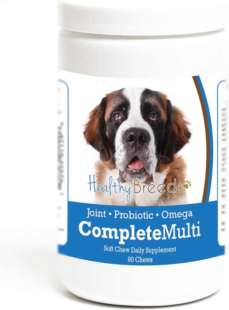 Zdrowe Hodowle Saint Bernard Wszystko w jednym Multivitamin miękkie Chew 90 Hrabia