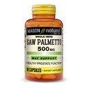 MASON NATURAL Saw Palmetto 500 mg, wspomaga Prostate Health & funkcji moczu, 90 kapsułki