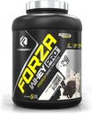 Forzagen Serwatka PRO Proszek protein niskokalorycznych 124; 24g białka na serwowanie, Cukier niski, Serwatka Premium do shakes & Mieszanki dla mężczyzn i kobiet, BCAA 124; Ciasteczka i śmietana, 5 funtów. (67 Sług)