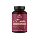 Ancient Nutrition Collagen Pills for Hair, Skóra i paznokcie, Piękno + Sen 90 Ct, Suplement Kolagenu + Magnez, Wspiera skóry i paznokci, Sen, Paleo i Keto Friendly, Gluten Free